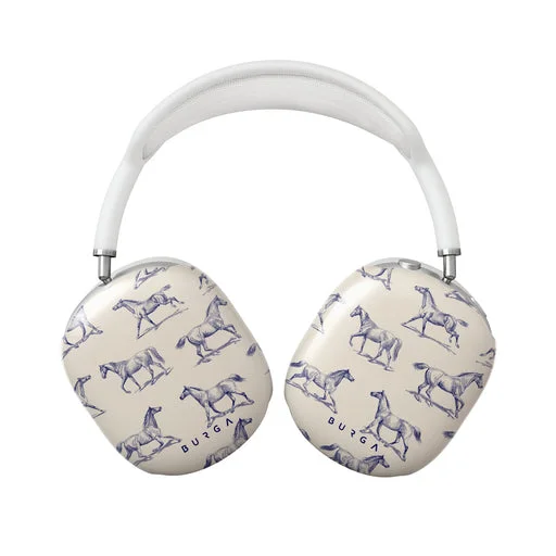 بورجا حافظة بيرغا ديربي ريس لسماعات آبل إيربودز ماكس – غطاء واقٍ فاخر صلب، مقاوم للخدش والصدمات، حافظة سماعات خفيفة بتصميم أنيق